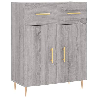 vidaXL Sideboard Grau Sonoma 69,5x34x90 cm Holzwerkstoff