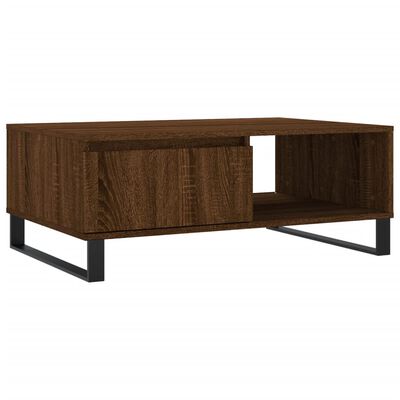 vidaXL Couchtisch Braun Eichen-Optik 90x60x35 cm Holzwerkstoff