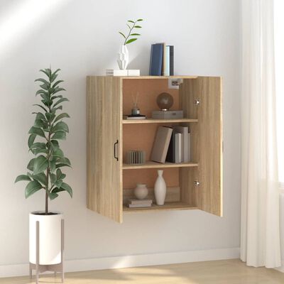 vidaXL Hängeschrank Sonoma-Eiche 69,5x34x90 cm Holzwerkstoff