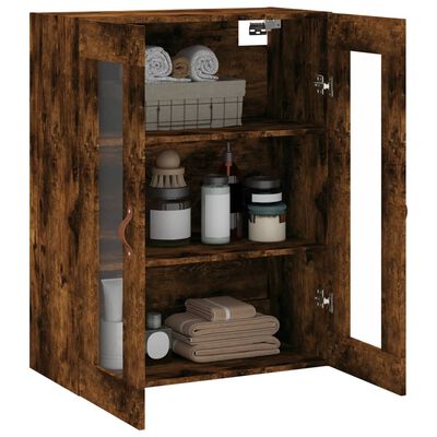 vidaXL Wandschrank Räuchereiche 69,5x34x90 cm