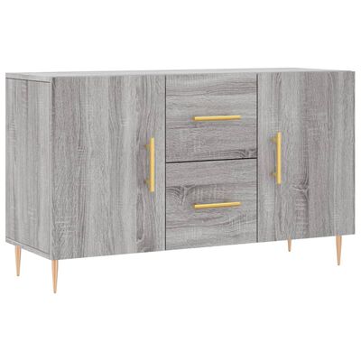 vidaXL Sideboard Grau Sonoma 100x36x60 cm Holzwerkstoff