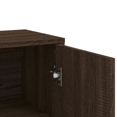 vidaXL Sideboards 2 Stk. Braun Eichen-Optik 60x31x84 cm Holzwerkstoff