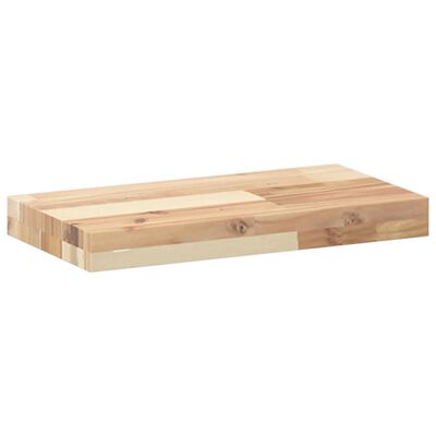 vidaXL Schweberegale 3 Stk. 40x20x4 cm Massivholz Akazie Unbehandelt