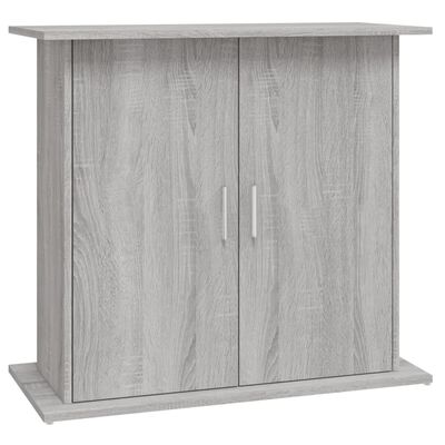 vidaXL Aquariumständer Grau Sonoma 81x36x73 cm Holzwerkstoff