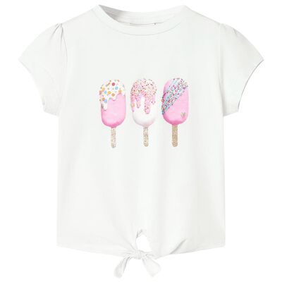 Kinder-T-Shirt Ecru 140