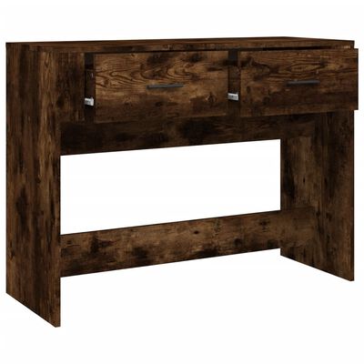 vidaXL Konsolentisch Räuchereiche 100x39x75 cm Holzwerkstoff