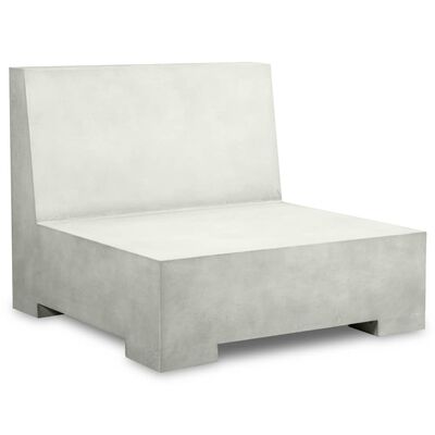 vidaXL 6-tlg. Garten-Lounge-Set mit Auflagen Beton Grau