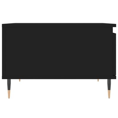 vidaXL Couchtisch Schwarz 55x55x36,5 cm Holzwerkstoff