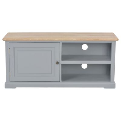 vidaXL TV-Schrank Grau 90x30x40 cm Holz