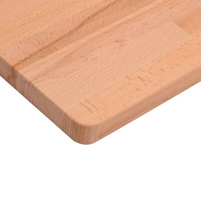 vidaXL Schreibtischplatte 180x55x2,5 cm Massivholz Buche