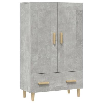 vidaXL Highboard Betongrau 70x31x115 cm Holzwerkstoff