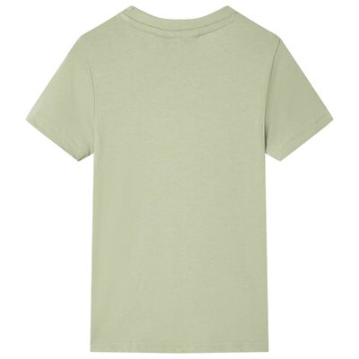 Kinder-Kurzarmshirt Hellkhaki 104