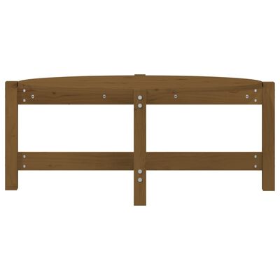 vidaXL Couchtisch Honigbraun 87x48x35 cm Massivholz Kiefer