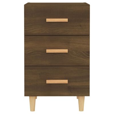 vidaXL Nachttisch Braun Eichen-Optik 40x40x66 cm Holzwerkstoff