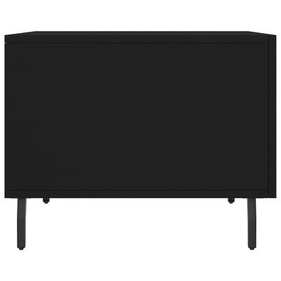 vidaXL Couchtische 2 Stk. Schwarz 50x50x40 cm Holzwerkstoff