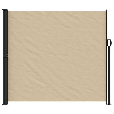 vidaXL Seitenmarkise Ausziehbar Beige 180x300 cm