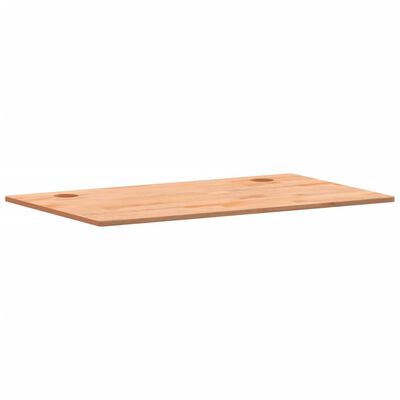 vidaXL Schreibtischplatte 100x60x1,5 cm Massivholz Buche