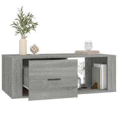 vidaXL Couchtisch Grau Sonoma 100x50,5x35 cm Holzwerkstoff