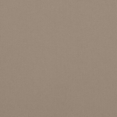 vidaXL Palettenkissen Taupe 60x40x12 cm Stoff