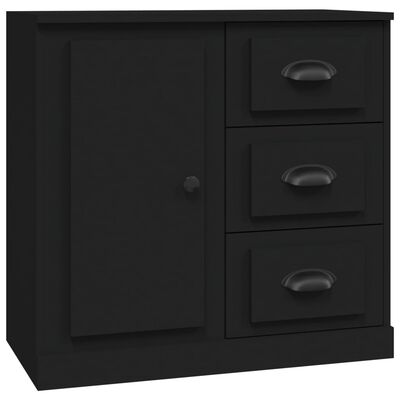 vidaXL Sideboard Schwarz 70x35,5x67,5 cm Holzwerkstoff