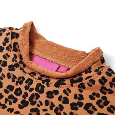 Kinder-Sweatshirt Heller Cognac 116