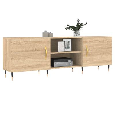 vidaXL TV-Schrank Sonoma-Eiche 150x30x50 cm Holzwerkstoff