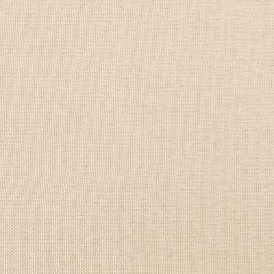 vidaXL Taschenfederkernmatratze Creme 120x190x20 cm Stoff