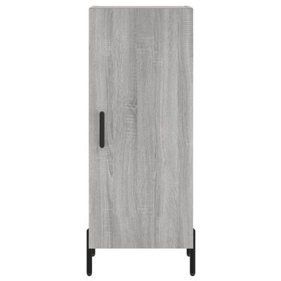 vidaXL Highboard Grau Sonoma 34,5x34x180 cm Holzwerkstoff