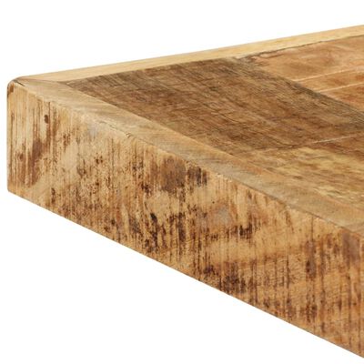 vidaXL Esstisch 160x80x75 cm Raues Mangoholz