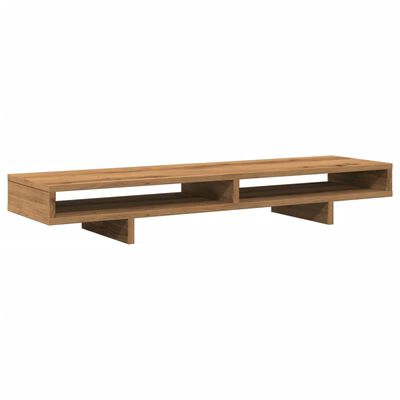 vidaXL Monitorständer Artisan-Eiche 100x27x15 cm Holzwerkstoff