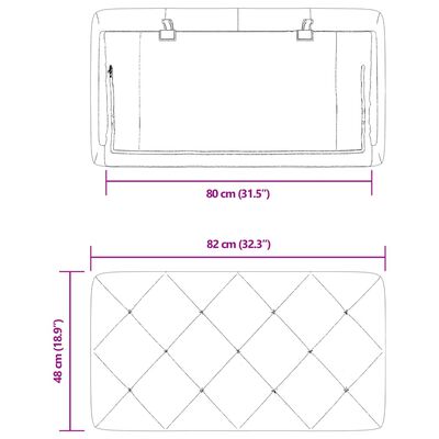 vidaXL Kopfteil-Kissen Dunkelgrün 80 cm Samt