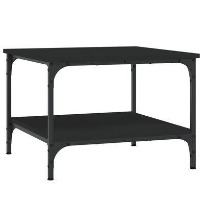 vidaXL Couchtisch Schwarz 55x55x40 cm Holzwerkstoff