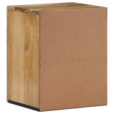 vidaXL Bad-Wandschrank 38x33x48 cm Massivholz Mango