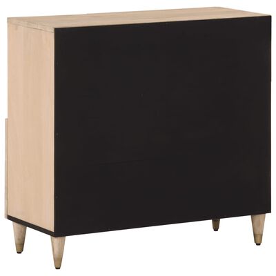 vidaXL Beistellschrank 80x33x75 cm Massivholz Mango