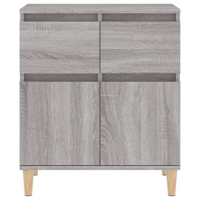 vidaXL Sideboard Grau Sonoma 60x35x70 cm Holzwerkstoff