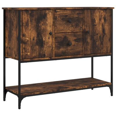 vidaXL Sideboard Räuchereiche 100x36x85 cm Holzwerkstoff