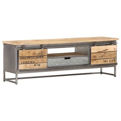 vidaXL TV-Schrank 120 x 30 x 40 cm Massivholz Mango