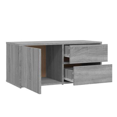 vidaXL TV-Schrank Grau Sonoma 80x34x36 cm Holzwerkstoff