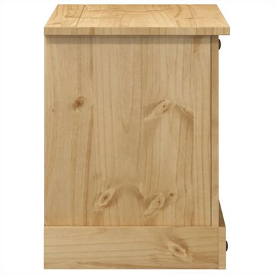 vidaXL TV-Schrank Corona 100x40x52 cm Massivholz Kiefer