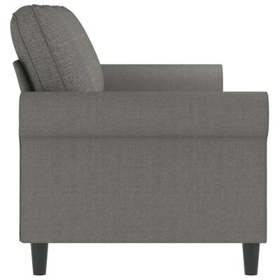 vidaXL 3-Sitzer-Sofa Dunkelgrau 180 cm Stoff