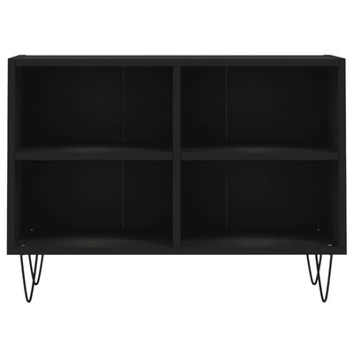 vidaXL TV-Schrank Schwarz 69,5x30x50 cm Holzwerkstoff