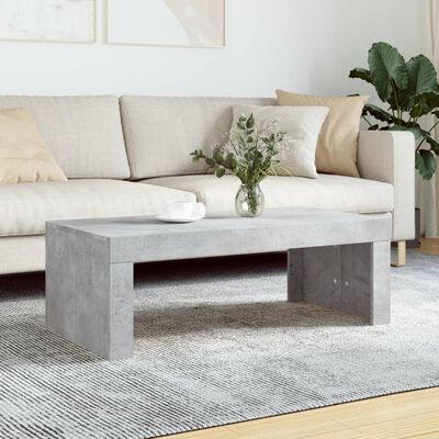 vidaXL Couchtisch Betongrau 102x50x36 cm Holzwerkstoff