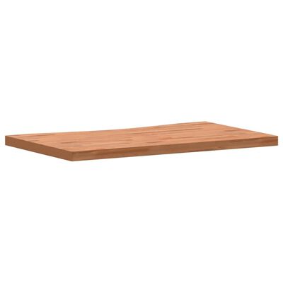 vidaXL Schreibtischplatte 100x(55-60)x4 cm Massivholz Buche