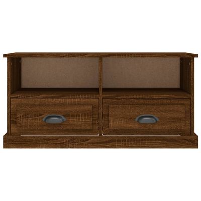 vidaXL TV-Schrank Braun Eichen-Optik 93x35,5x45 cm Holzwerkstoff