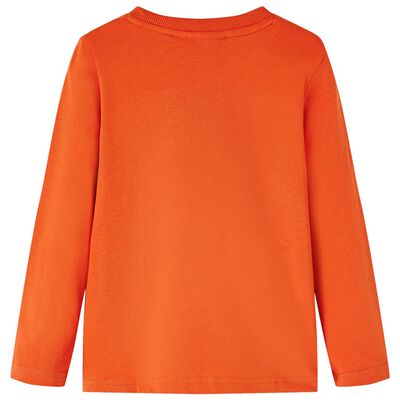 Kinder-Langarmshirt Orange 140