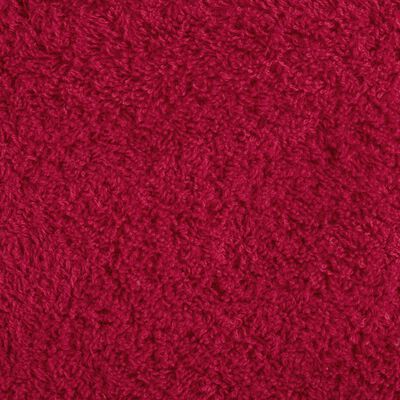 vidaXL Premium-Handtücher SOLUND 10 Stk. Rot 50x100 cm 600 g/m²