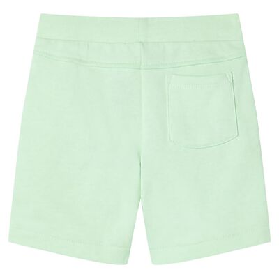 Kindershorts mit Kordelzug Knallgrün 128