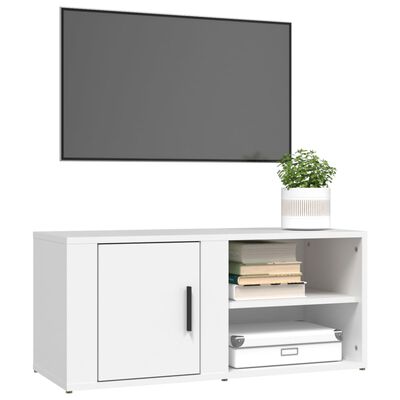 vidaXL TV-Schränke 2 Stk. Weiß 80x31,5x36 cm Holzwerkstoff