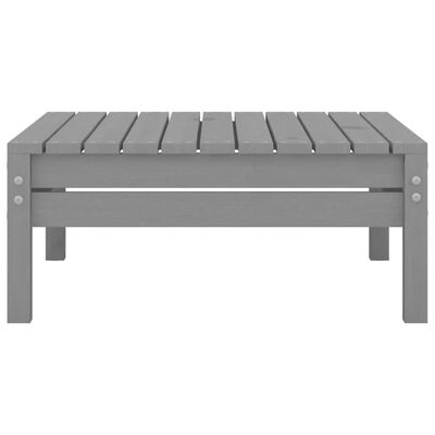 vidaXL 7-tlg. Garten-Lounge-Set Grau Kiefer Massivholz