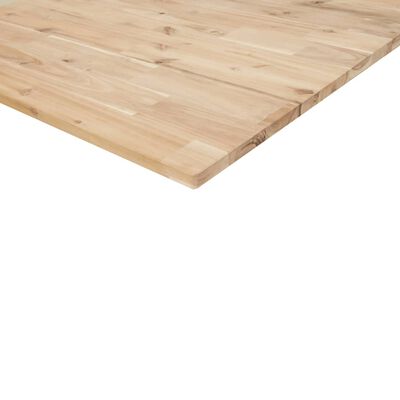 vidaXL Waschtischplatte Unbehandelt 120x60x2 cm Massivholz Akazie